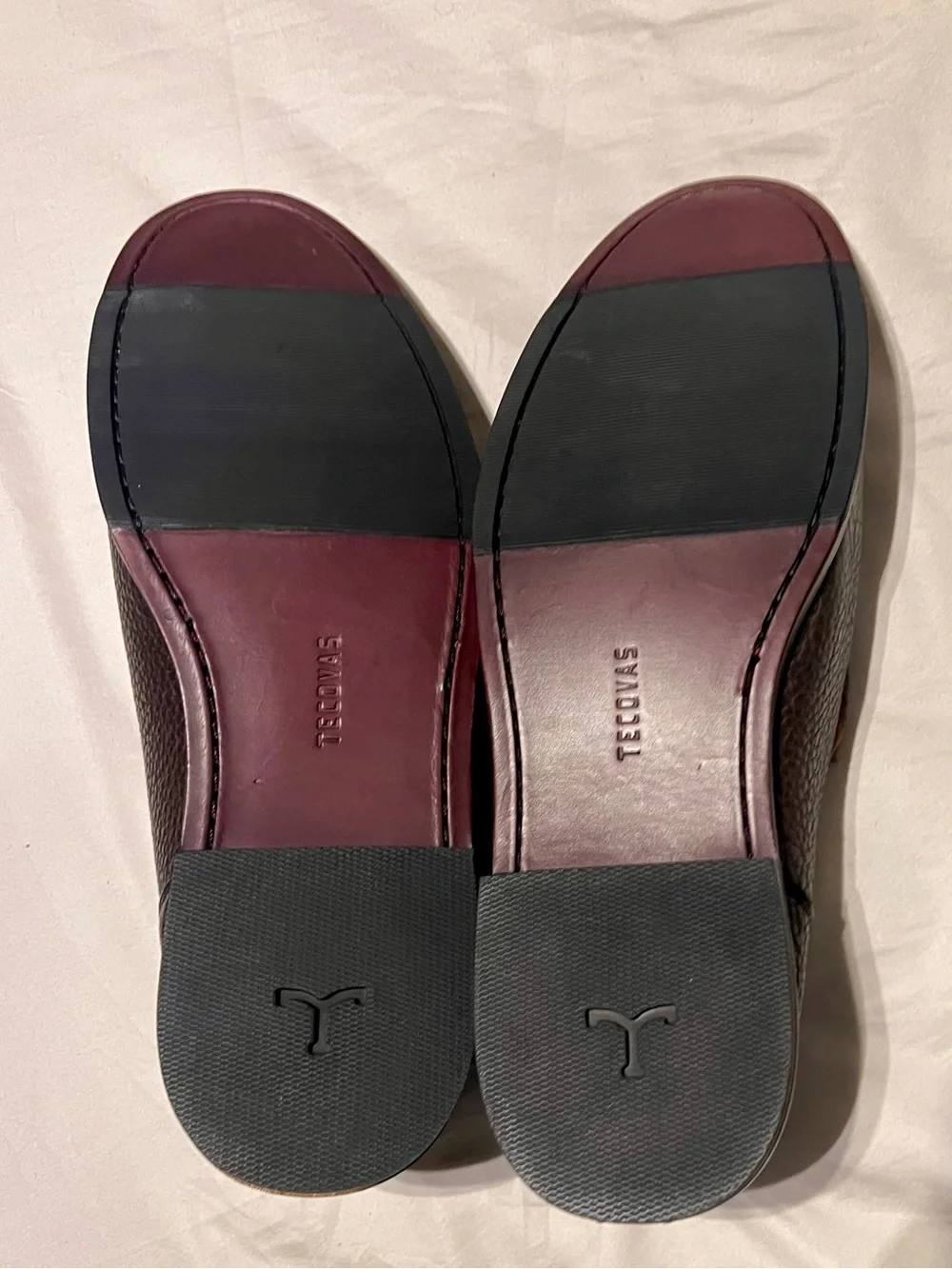 Tecovas “The Monterrey” Slip-On — Hickory Bison leather BRAND NEW